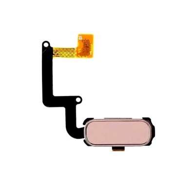 Fingerprint Sensor Flex Cable For Samsung Galaxy A3 2017 Rose Gold By - Maxbhi Com