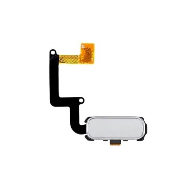 Fingerprint Sensor Flex Cable For Samsung Galaxy A3 2017 White By - Maxbhi Com