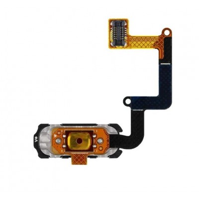Fingerprint Sensor Flex Cable For Samsung Galaxy A3 2017 White By - Maxbhi Com