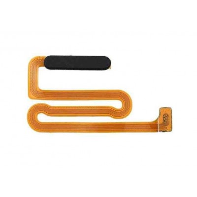 Fingerprint Sensor Flex Cable For Samsung Galaxy M12 Black By - Maxbhi Com