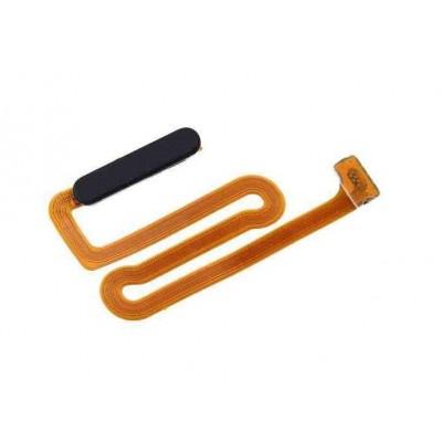 Fingerprint Sensor Flex Cable For Samsung Galaxy M12 Black By - Maxbhi Com