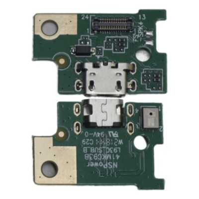 Charging Connector Flex Pcb Board For Lyf Water 7s By - Maxbhi Com