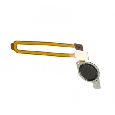 Fingerprint Sensor Flex Cable For Huawei Y7 2019 Black By - Maxbhi Com