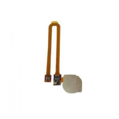 Fingerprint Sensor Flex Cable For Huawei Y7 2019 Red By - Maxbhi Com
