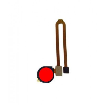 Fingerprint Sensor Flex Cable For Huawei Y7 2019 Red By - Maxbhi Com