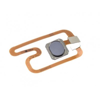 Fingerprint Sensor Flex Cable For Oppo R15 Pro Black By - Maxbhi Com