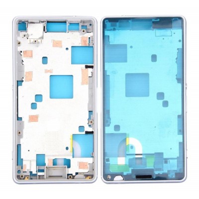 Lcd Frame Middle Chassis For Sony Xperia Z3 Compact D5833 Orange By - Maxbhi Com