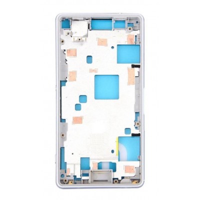 Lcd Frame Middle Chassis For Sony Xperia Z3 Compact D5833 Orange By - Maxbhi Com