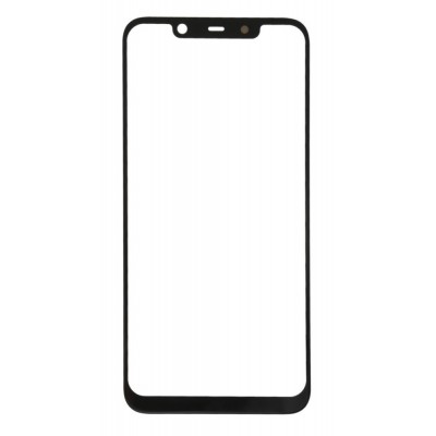 Replacement Front Glass For Nokia 7 1 Plus Black By - Maxbhi Com