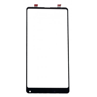 Replacement Front Glass For Xiaomi Mi Mix 2 Black By - Maxbhi Com