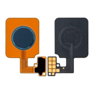 Fingerprint Sensor Flex Cable For Lg V40 Thinq Blue By - Maxbhi Com