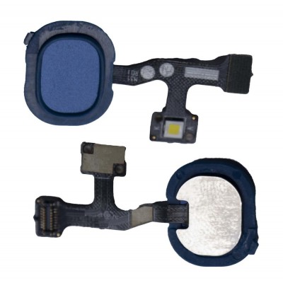 Fingerprint Sensor Flex Cable For Samsung Galaxy M31 Prime Blue By - Maxbhi Com
