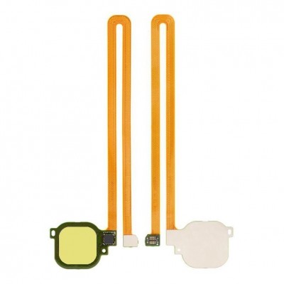 Fingerprint Sensor Flex Cable For Huawei Honor V8 White By - Maxbhi Com