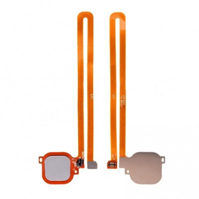 Fingerprint Sensor Flex Cable For Huawei Honor 6x Silver By - Maxbhi Com