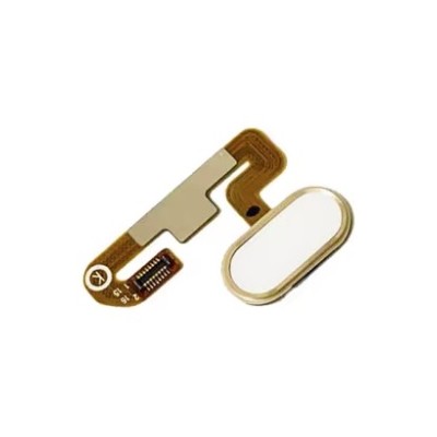 Fingerprint Sensor Flex Cable For Meizu M3e Gold By - Maxbhi Com