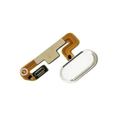 Fingerprint Sensor Flex Cable For Meizu M3e White By - Maxbhi Com