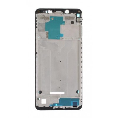 Lcd Frame Middle Chassis For Xiaomi Redmi Note 5 Pro 6gb Ram Black By - Maxbhi Com