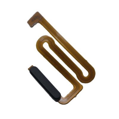 Fingerprint Sensor Flex Cable For Samsung Galaxy F12 Black By - Maxbhi Com