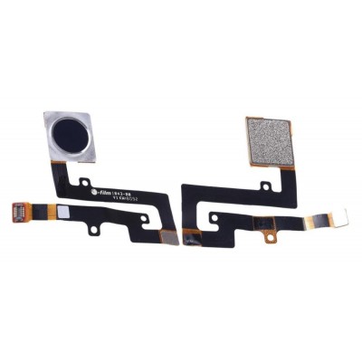 Fingerprint Sensor Flex Cable For Nokia X6 2018 Black By - Maxbhi Com