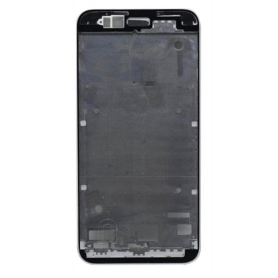 Lcd Frame Middle Chassis For Xiaomi Mi A1 Black By - Maxbhi Com