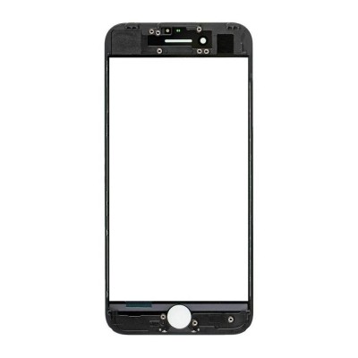 Replacement Front Glass For Apple Iphone 7 Black By - Maxbhi Com