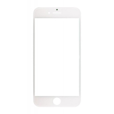 Replacement Front Glass For Apple Iphone 7 Silver By - Maxbhi Com