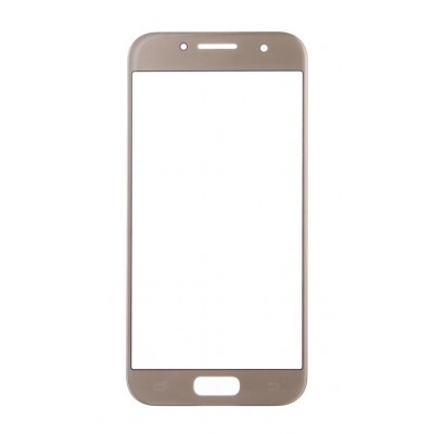 Replacement Front Glass For Samsung Galaxy A7 2017 Gold By - Maxbhi Com