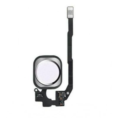 Home Button Complete For Apple Iphone 5s Silver By - Maxbhi Com