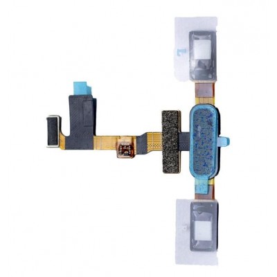 Fingerprint Sensor Flex Cable For Nokia 8 Black By - Maxbhi Com