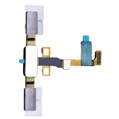 Fingerprint Sensor Flex Cable For Nokia 8 Black By - Maxbhi Com