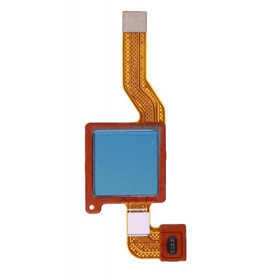 Fingerprint Sensor Flex Cable For Xiaomi Redmi Note 5 Blue By - Maxbhi Com