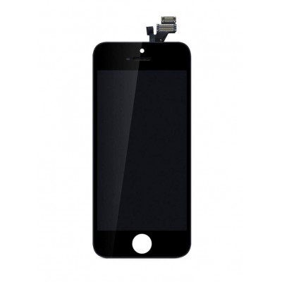 Lcd With Touch Screen For Apple Iphone 5 Black Slate By - Maxbhi Com