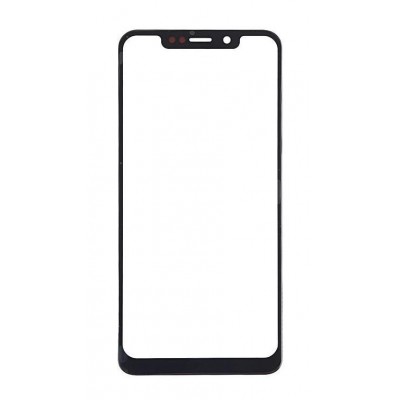 Replacement Front Glass For Motorola One P30 Play Black By - Maxbhi Com