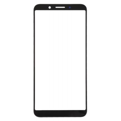 Replacement Front Glass For Oppo A83 Black By - Maxbhi Com