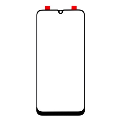 Replacement Front Glass For Samsung Galaxy A50s Black By - Maxbhi Com