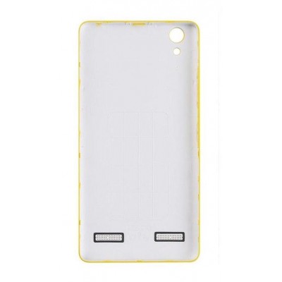 Back Panel Cover For Lenovo A6000 Plus Yellow - Maxbhi Com