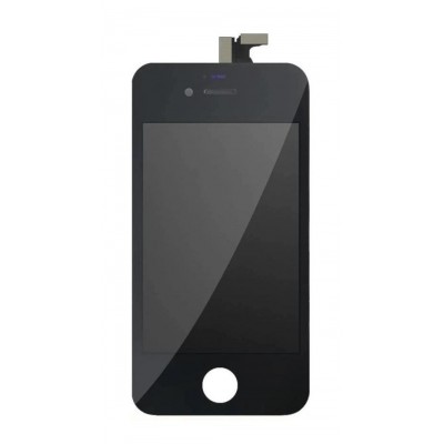 Lcd With Touch Screen For Apple Iphone 4 Cdma Black By - Maxbhi Com