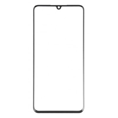 Replacement Front Glass For Xiaomi Mi Note 10 Black By - Maxbhi Com