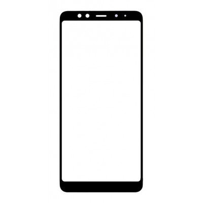 Replacement Front Glass For Samsung Galaxy A8 2018 White By - Maxbhi Com