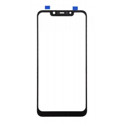 Replacement Front Glass For Xiaomi Pocophone F1 Blue By - Maxbhi Com