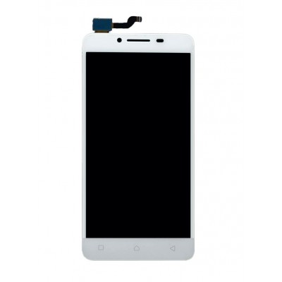 Lcd With Touch Screen For Lenovo A6600 Plus White By - Maxbhi Com