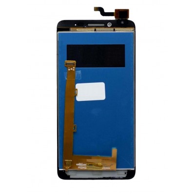 Lcd With Touch Screen For Lenovo A6600 Plus White By - Maxbhi Com