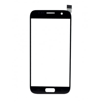Replacement Front Glass For Samsung Galaxy S7 Black By - Maxbhi Com