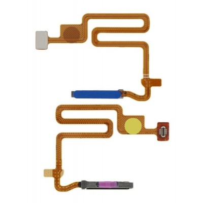 Fingerprint Sensor Flex Cable For Realme 8 5g Blue By - Maxbhi Com