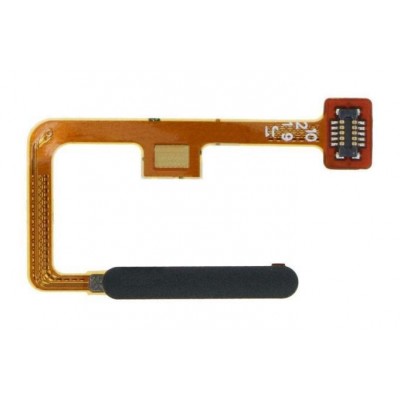 Fingerprint Sensor Flex Cable For Xiaomi Mi 11 Lite Black By - Maxbhi Com