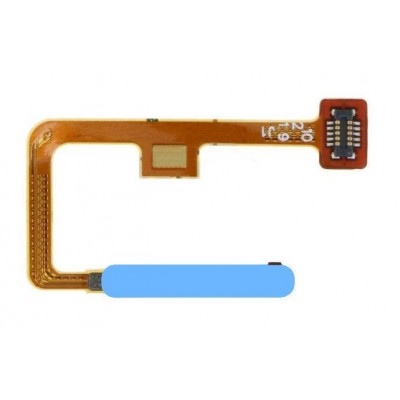 Fingerprint Sensor Flex Cable For Xiaomi Mi 11 Lite White By - Maxbhi Com