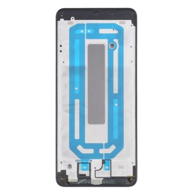 Lcd Frame Middle Chassis For Samsung Galaxy A22 Black By - Maxbhi Com