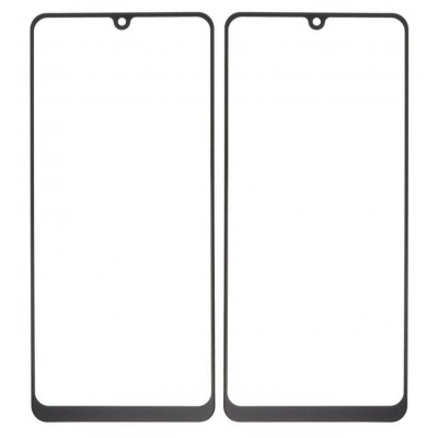 Replacement Front Glass For Samsung Galaxy A22 Black By - Maxbhi Com