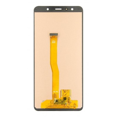Lcd With Touch Screen For Samsung Galaxy A7 2018 Black By - Maxbhi Com