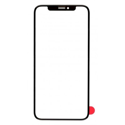 Replacement Front Glass For Apple Iphone X Grey By - Maxbhi Com